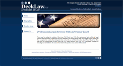 Desktop Screenshot of decklaw.net